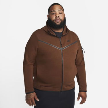 Суитчър Nike Hoodie Sportswear Tech Fleece Кафяво | cu4489-259, 5