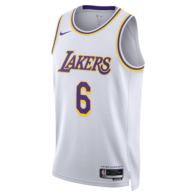 Фланелка Nike Los Angeles Lakers Association Edition 2022/23 Dri-FIT NBA Swingman Jersey - White Бяло | DN2081-100, 0