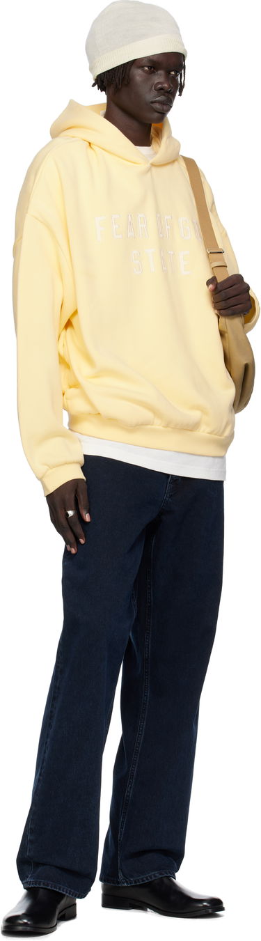 Суитчър Fear of God ESSENTIALS 90s Fit Fleece Hoodie Жълто | 192SP256218F, 3