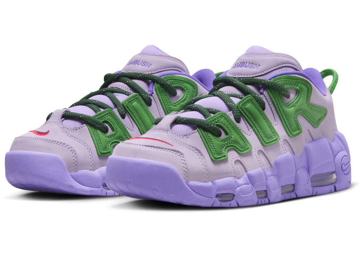 Кецове и обувки Nike AMBUSH x Air More Uptempo Low "Lilac" Лилаво | FB1299-500, 1