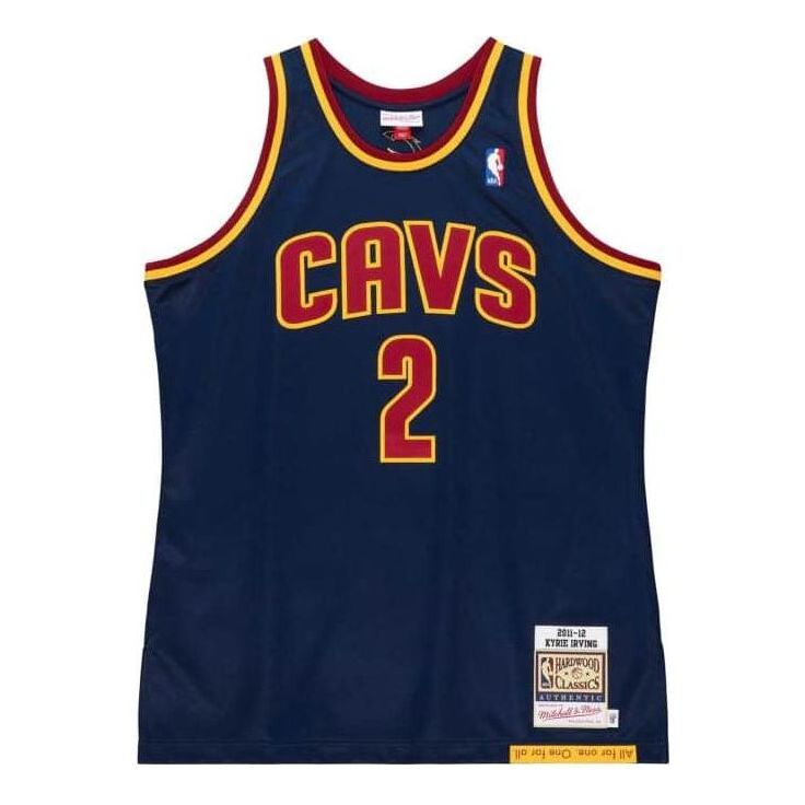 Фланелка Mitchell & Ness Authentic Kyrie Irving Cleveland Cavaliers Jersey Синьо | AJY44482-CCA11KIRASBL, 0