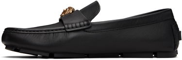 Кецове и обувки Versace Versace 'La Medusa' Driver Loafers Черно | 1019882_1A00693, 2