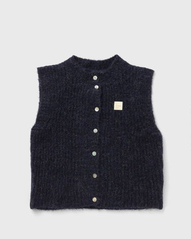 Жилетка American Vintage Fuzzy Knit Vest Тъмно синьо | EAST19MMH25-NAVY-MOULINE, 0