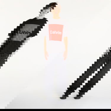 Тениска CALVIN KLEIN T-shirt Calvin Box Graphic Tee Черно | LV04RD813G UB1, 3