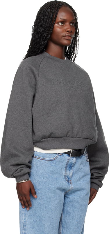 Суитчър Fear of God ESSENTIALS Holiday Embossed 90s Raglan Crewneck Sweatshirt Сиво | 192HO257831FW, 1