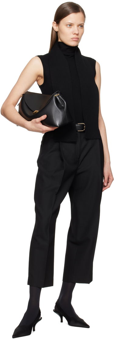 Панталони TOTEME TOTEME Pleated Straight Trousers Черно | 251-WRB0254-FB0026, 3