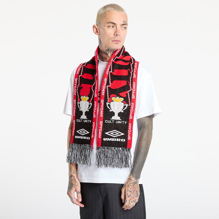 Шал Umbro Cult Unity SPYCAM Knitted Fringe Scarf Многоцветен | UBMW232YA11 BLK0042