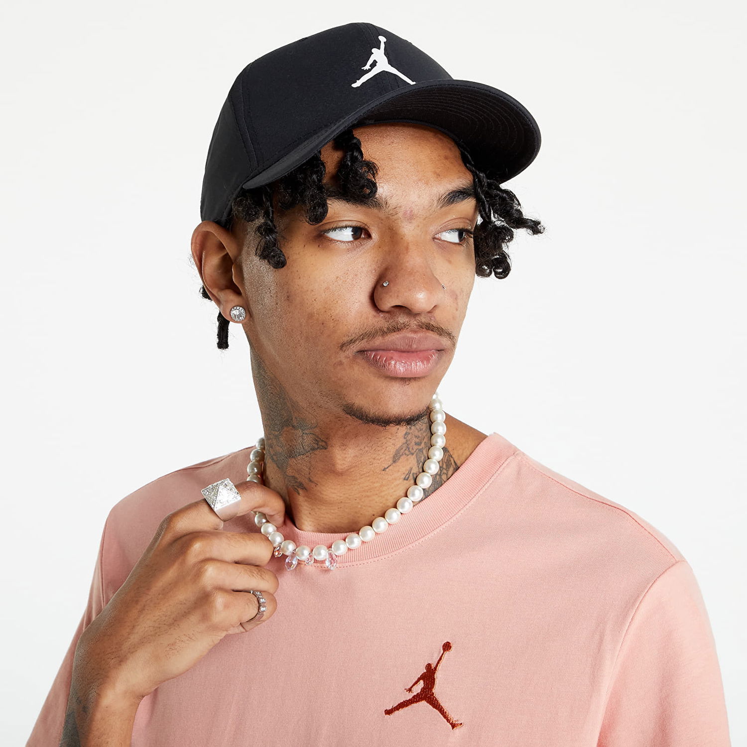 Тениска Jordan Jumpman Emb Crew Розово | DC7485-824, 1