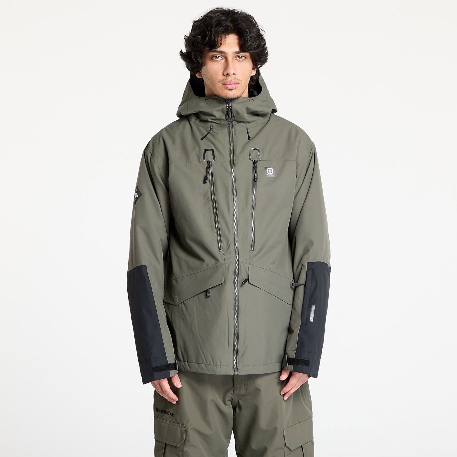 Парка Horsefeathers Horsefeathers Halen II Insulated Jacket Зелено | OM301K, 0
