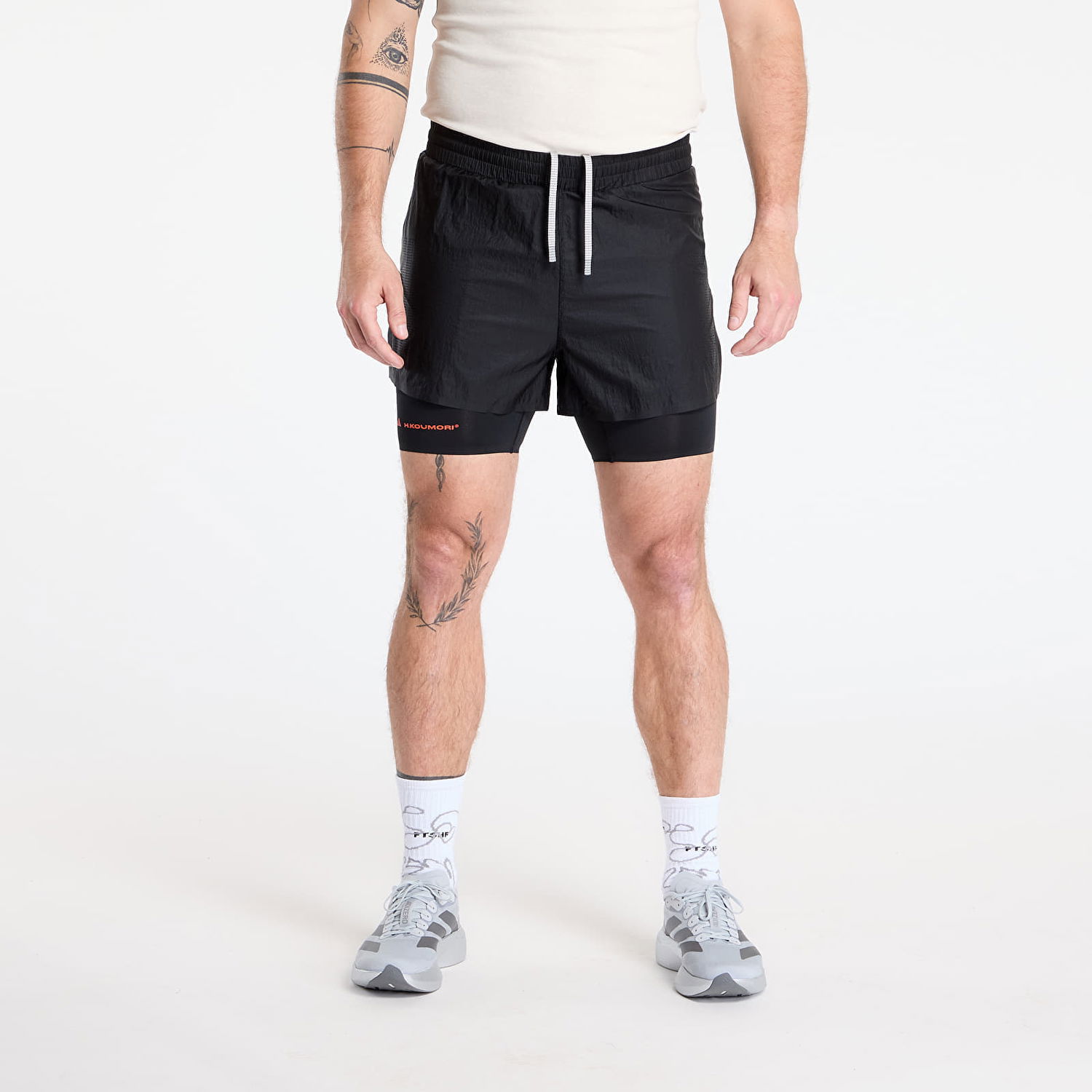 Къси панталони adidas Performance H.Koumori Adi365 2-In-1 Running Shorts Черно | JM1211, 0