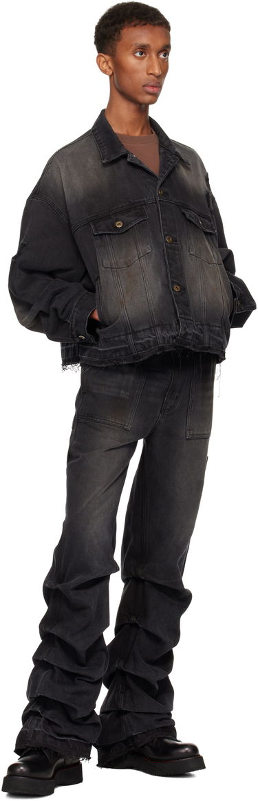 Яке We11done Distressed Denim Jacket Черно | WD-DJ3-24-310-U-BK, 3