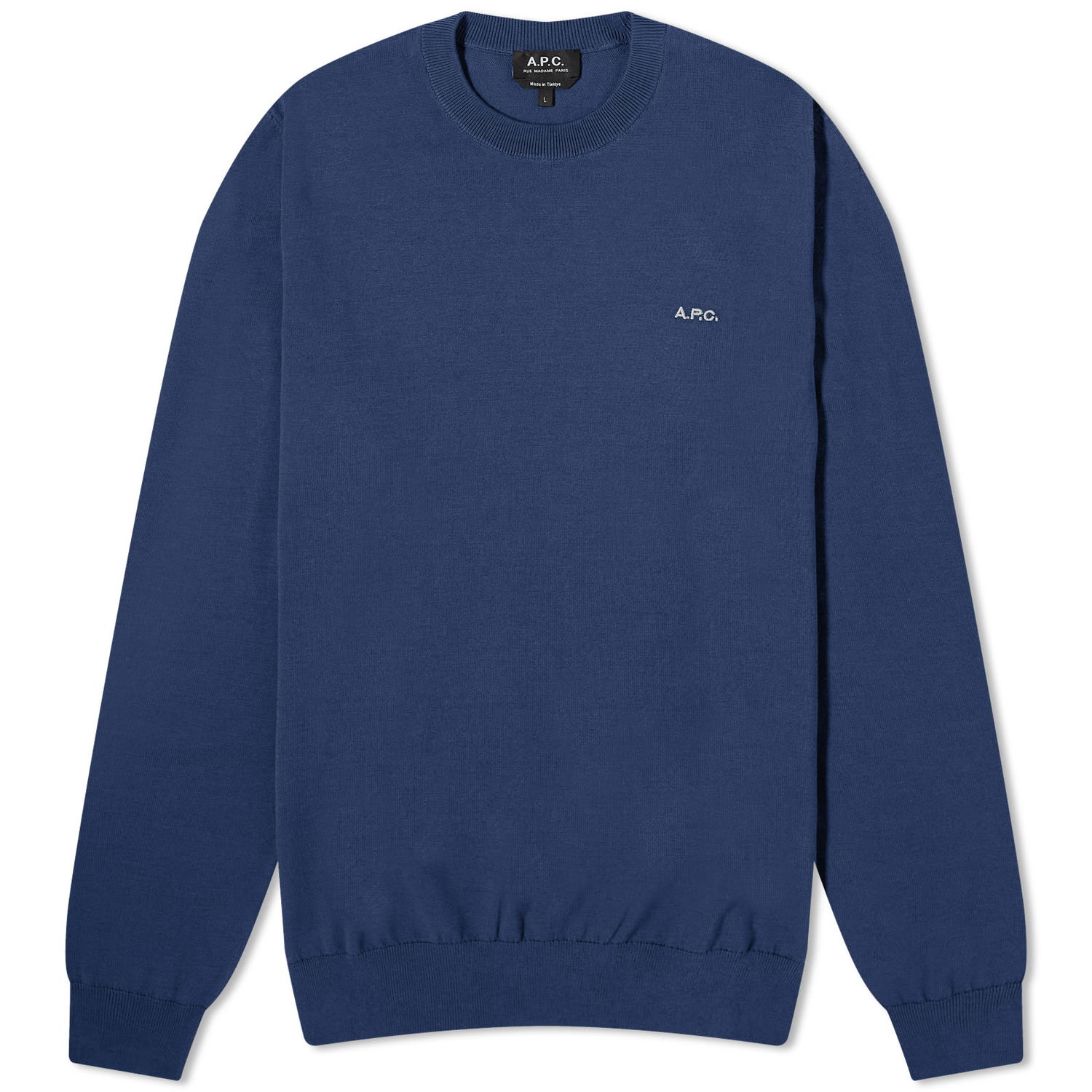 Пуловер A.P.C. Mayeul Crew Sweater Тъмно синьо | COEZJ-H23291-IAK, 0