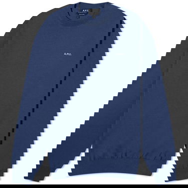 Пуловер A.P.C. Mayeul Crew Sweater Тъмно синьо | COEZJ-H23291-IAK, 0