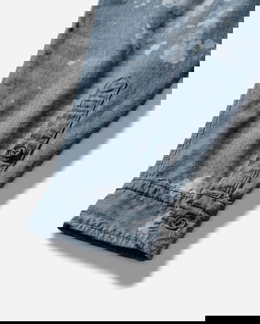 Риза Neighborhood Garment Bleach Chambray Longsleeve Shirt Синьо | 252ARNH-SHM02 INDIGO, 3