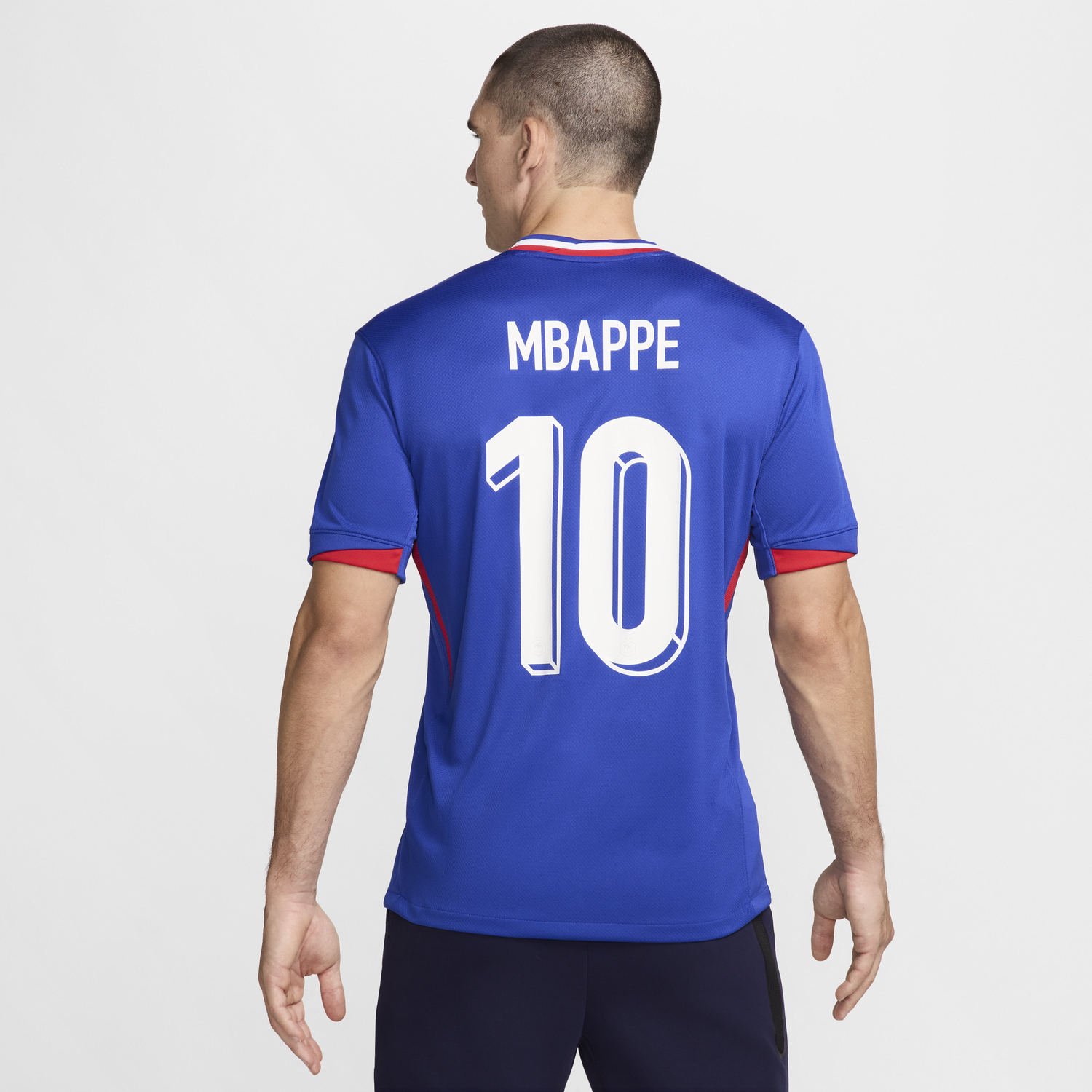 Фланелка Nike Dri-FIT Kylian Mbappé FFF Stadium 2024/25 Replica Синьо | IB2359-452, 0
