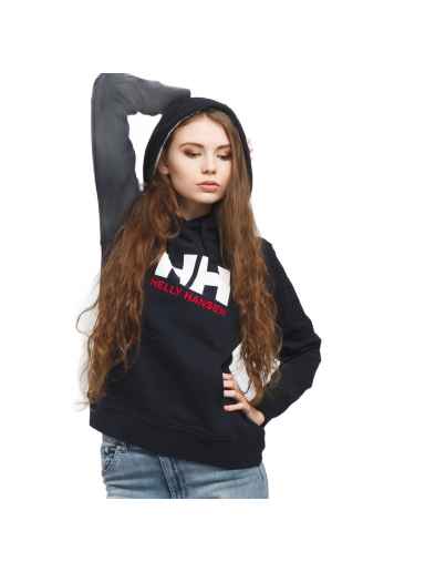 Суитчър Helly Hansen Logo Hoodie Тъмно синьо | 33978