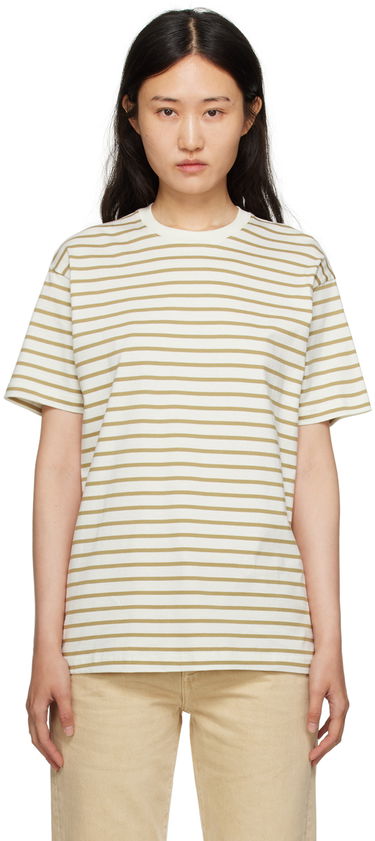 Тениска TOTEME TOTEME Striped T-Shirt Бяло | 233-5043-770, 0