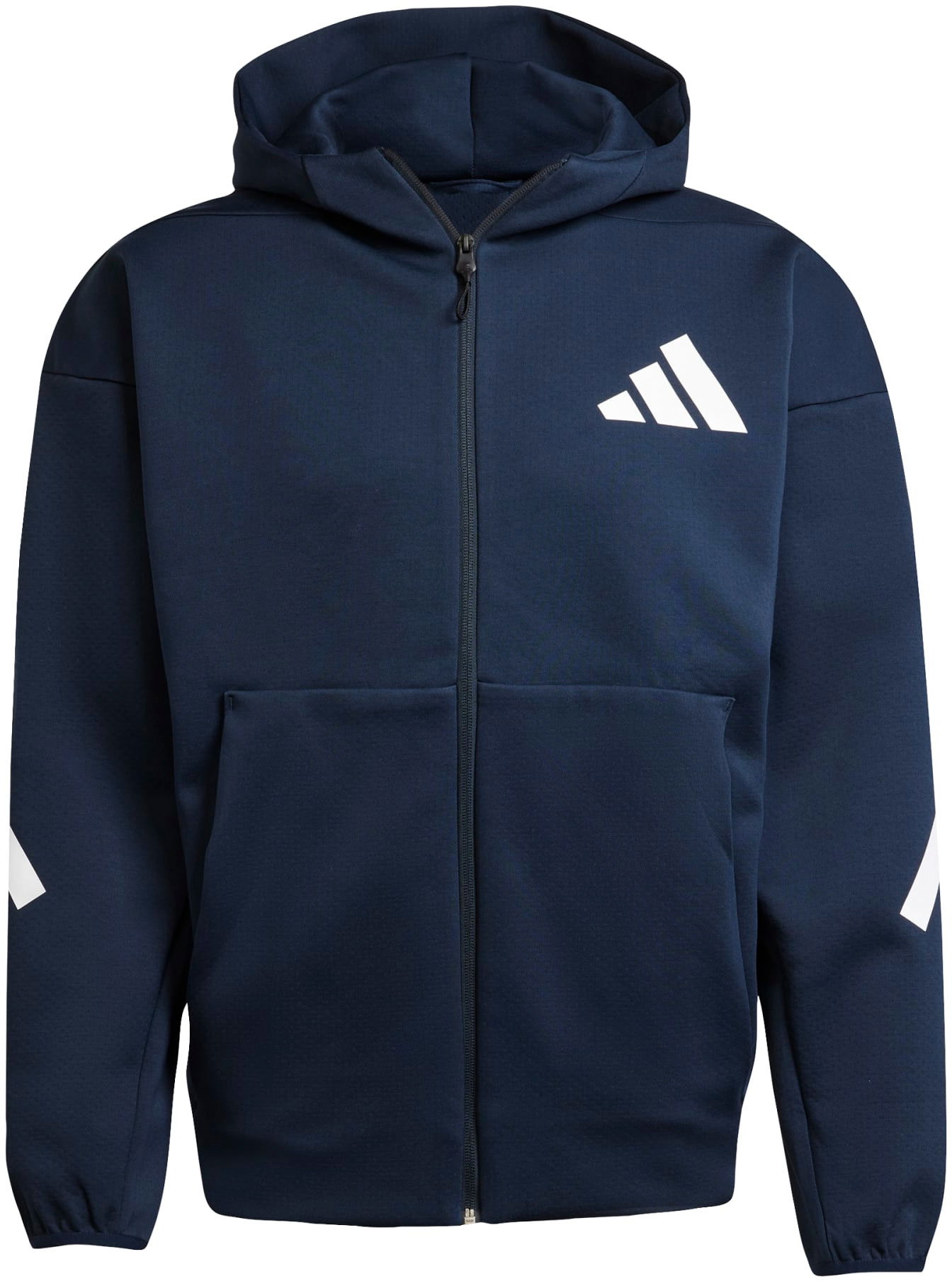 Яке adidas Performance Z.N.E. Full-Zip Hooded Jacket Тъмно синьо | JW4718, 1