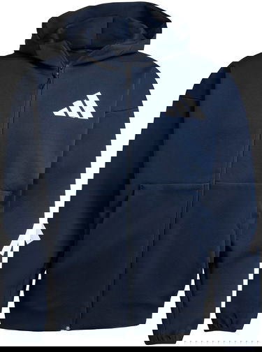 Яке adidas Performance Z.N.E. Full-Zip Hooded Jacket Тъмно синьо | JW4718, 1