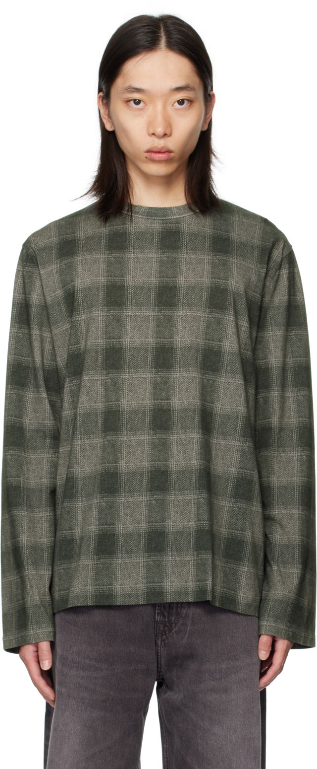 Our Legacy Box Check Long Sleeve T-Shirt