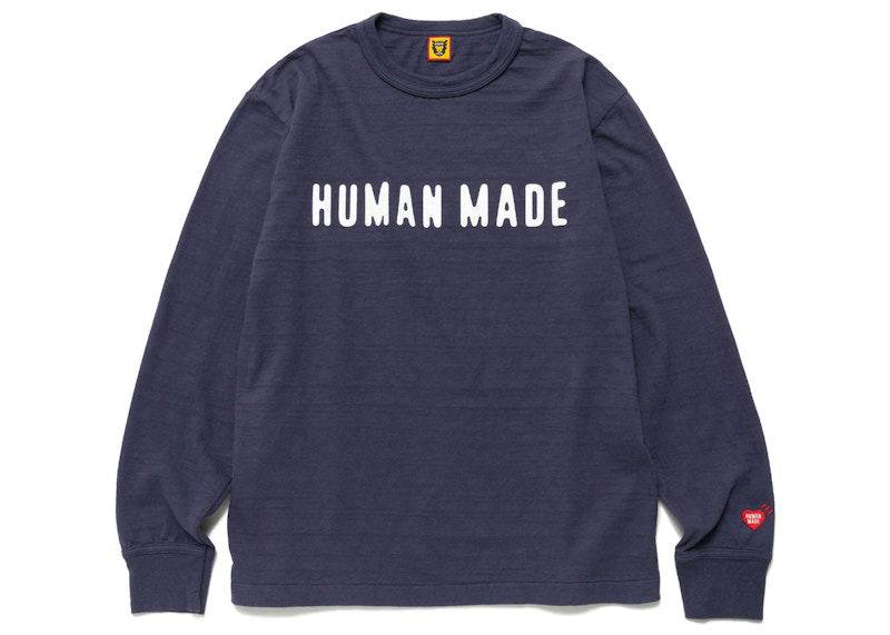 Тениска Human Made Classic Long Sleeve T-Shirt Синьо | HM24CS009, 0