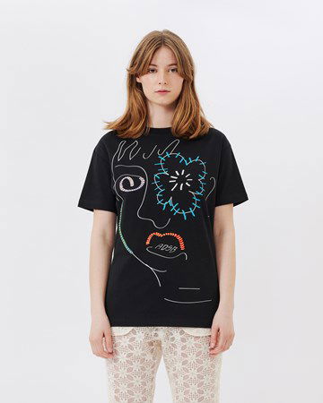 Тениска Andersson Bell Flower T-shirt Черно | atb974u, 1