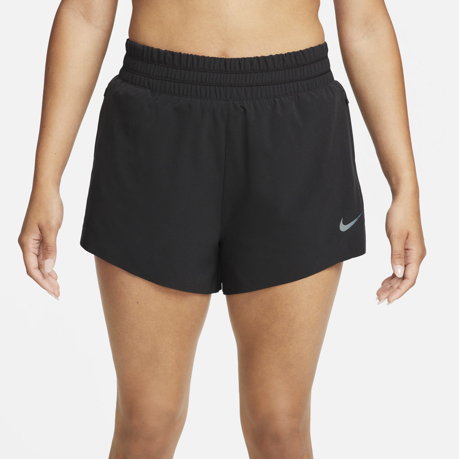 Къси панталони Nike 8cm Dri-FIT Running Division s vysokým pasem Черно | FB7628-010, 1