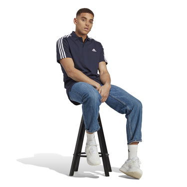 Поло тениска adidas Performance 3-Stripes Polo Shirt Тъмно синьо | IC9311, 3