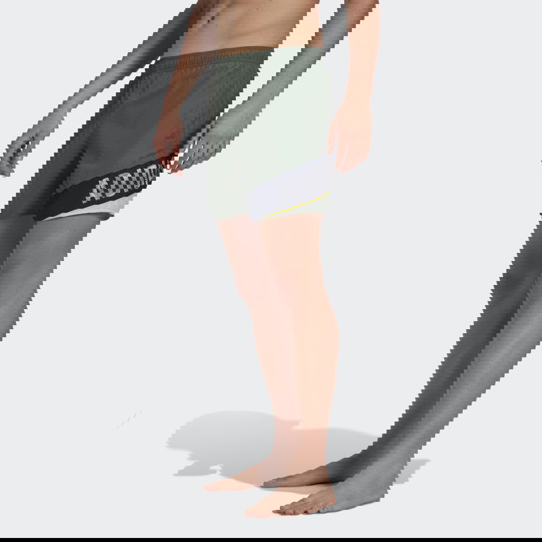 Бански adidas Performance Printed Swim Shorts Зелено | HH9490, 1