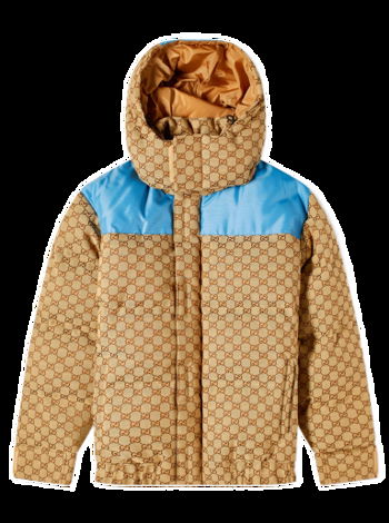 Gucci GG Jacquard Hooded Down Jacket 751395-Z8BJ6-2190