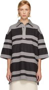 Ami De Coeur Cotton Striped Polo