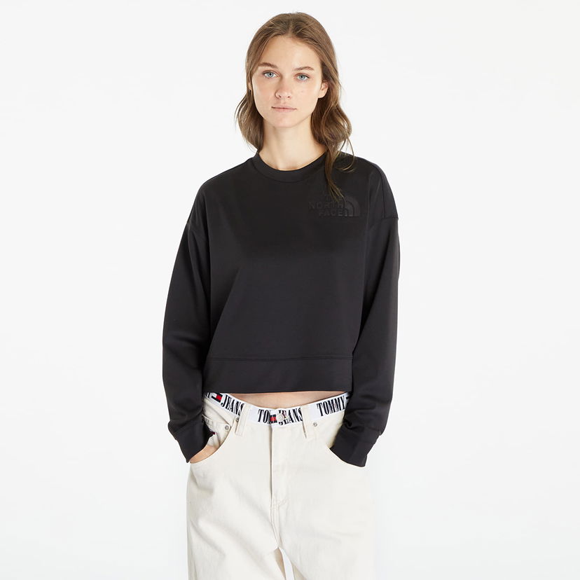 Суитчър The North Face Spacer Air Crew Cropped Long-Sleeve Sweatshirt Черно | NF0A853A5S51