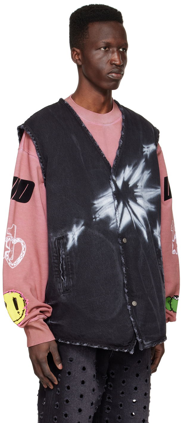 Жилетка We11done We11done Cotton Vest Черно | WD-DV1-22-331-M-WB, 1