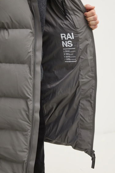 Пухо яке Rains Long Puffer Down Jacket Сиво | 15130.13, 9