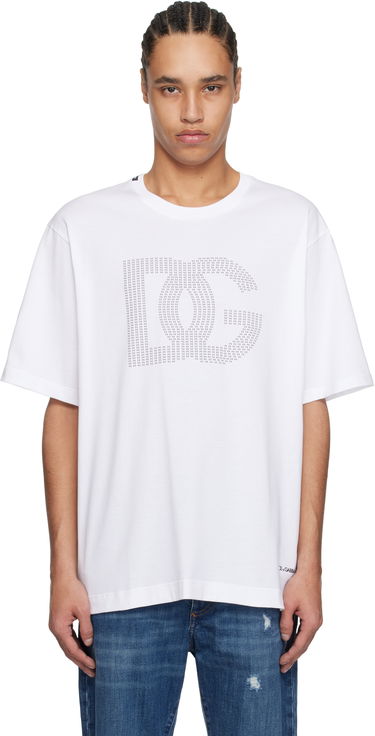 Тениска Dolce & Gabbana Dolce&Gabbana DG Logo T-Shirt Бяло | G8PN9TG7O4O, 0