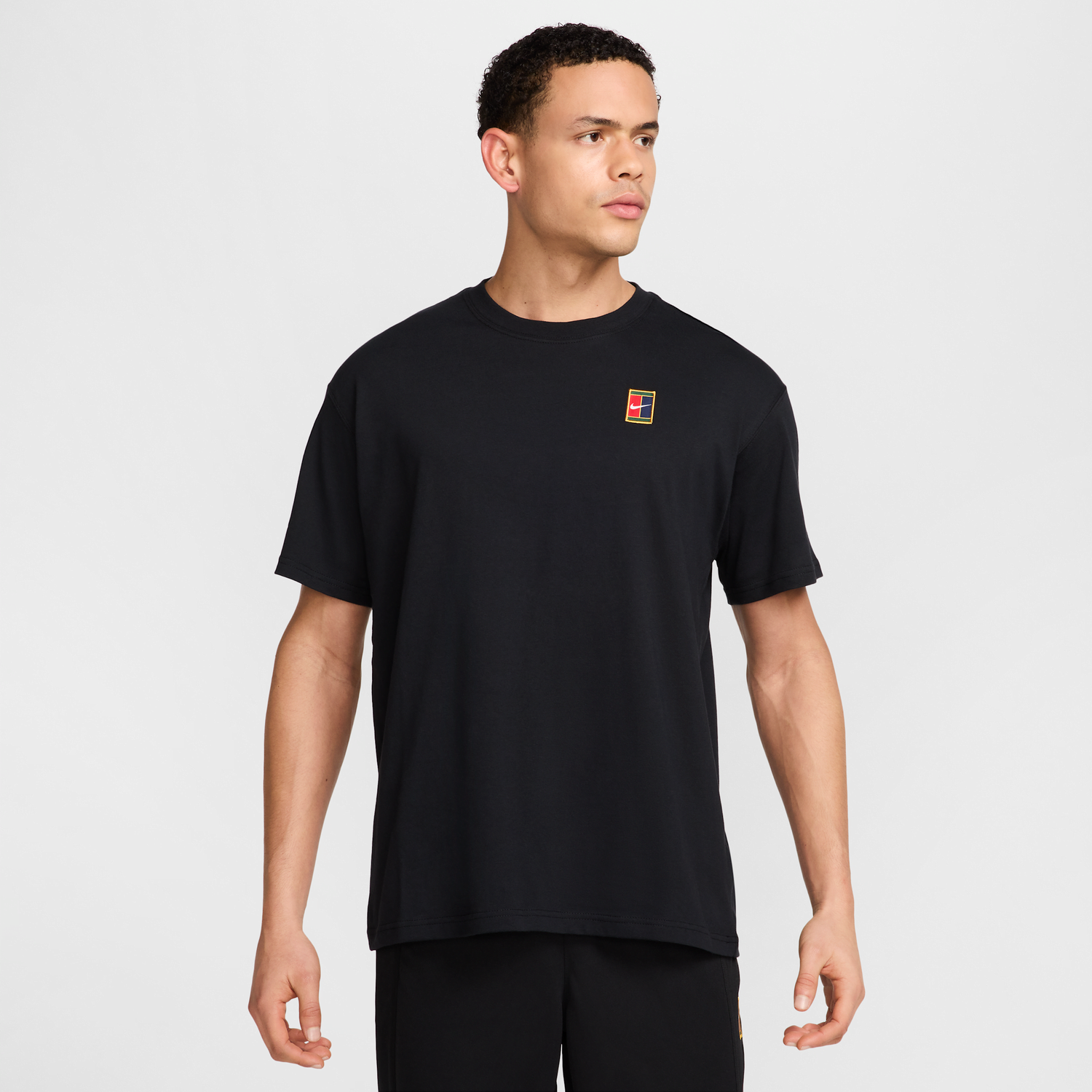 Тениска Nike NikeCourt Max90 Tennis T-Shirt Черно | HJ3362-010, 0