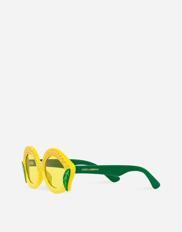 Слънчеви очила Dolce & Gabbana Dolce & Gabbana Lemon Shaped Sunglasses Жълто | VGFARMVPLEMY0203, 1