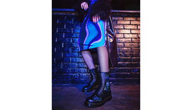 Кецове и обувки Dr. Martens 1490 Pascal Mystic Floral Leather Mid-calf Черно | DM27660001, 6