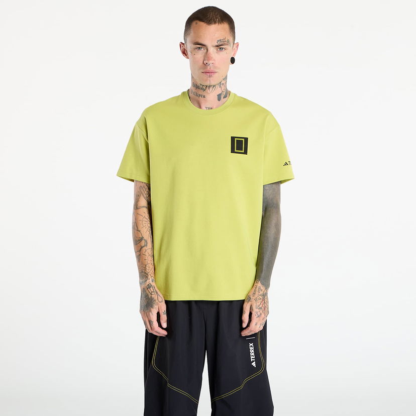 Тениска adidas Performance Terrex National Geographic Graphic Short Sleeve T-Shirt Зелено | KC2351