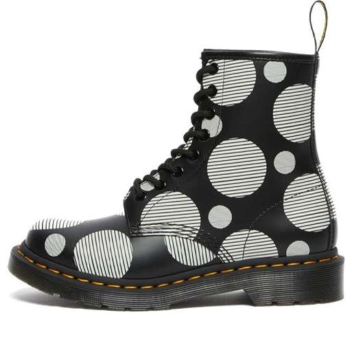 Кецове и обувки Dr. Martens 1460 Polka Dot Smooth Leather Boots Черно | 26876009, 0