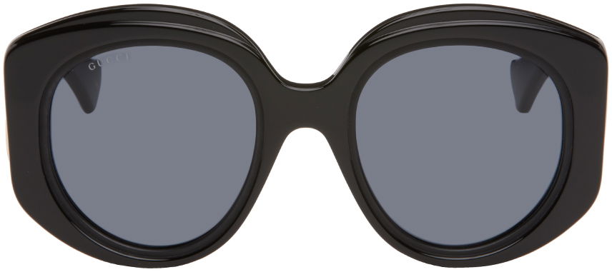 Слънчеви очила Gucci Oversized Round Черно | GG1308S-001, 0