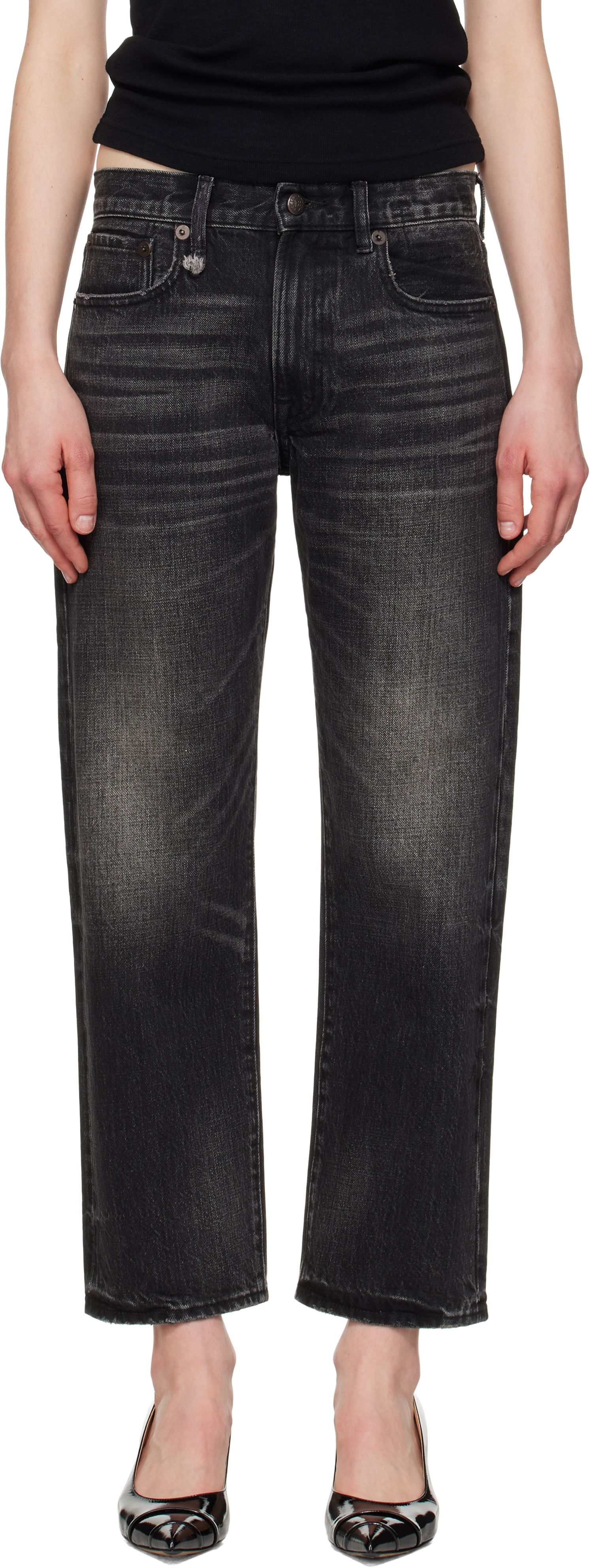 Дънки R13 R13 Romeo Jeans Черно | R13WD103-D175A, 0