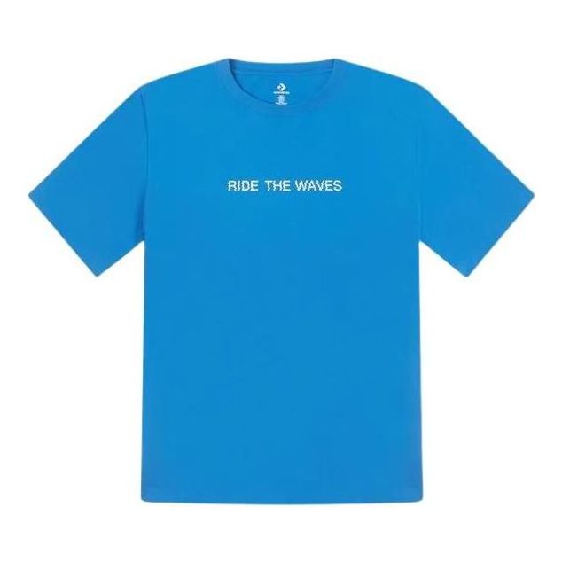 Тениска Converse Summer Verbiage T-Shirt Синьо | 10027218-A02, 0