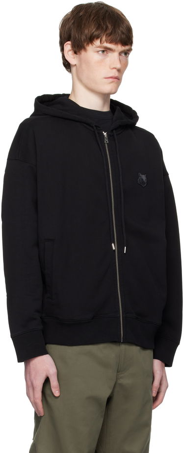 Суитчър MAISON KITSUNÉ Kitsuné Fox Head Patch Oversize Fullzip Hoodie Сиво | PM02138KM0340, 4