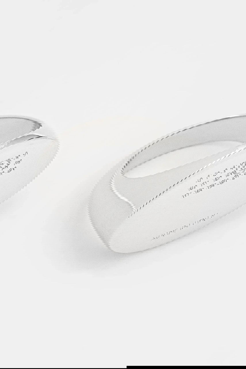 Пръстен Maison Margiela MM6 Maison Margiela Oval Numeric Ring Металик | SM7UQ0108 P8601, 1