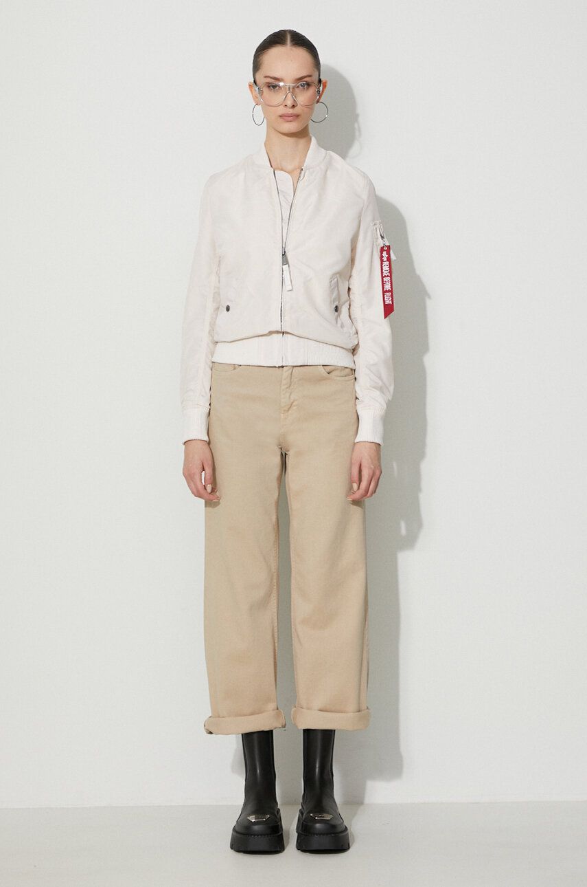 Яке бомбър Alpha Industries MA-1 TT Wmn 141041 578 Bomber Jacket Бежово | 141041.578, 1
