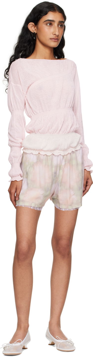 Къси панталони Collina Strada Collina Strada Tie-Dye Mini Boxer Shorts Розово | XX6008, 3