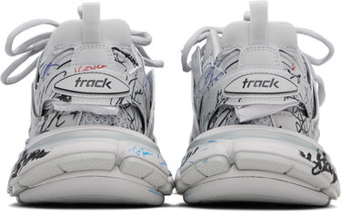 Кецове и обувки Balenciaga Balenciaga Track Autographe Бяло | 542023WTKAU, 1
