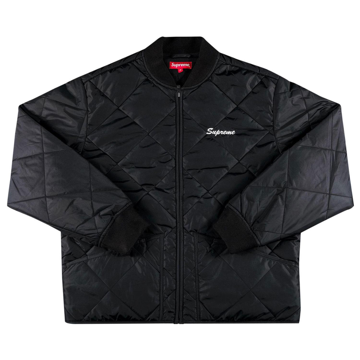 Яке Supreme Quit Your Job Quilted Work Jacket Черно | FW21J71 BLACK, 1