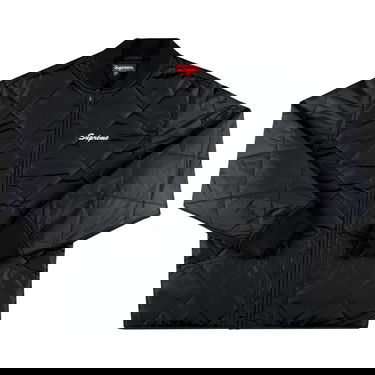 Яке Supreme Quit Your Job Quilted Work Jacket Черно | FW21J71 BLACK, 1